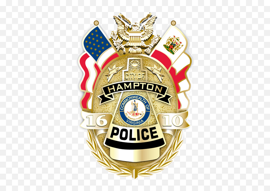 Police Shield Png - Hampton Police Division Badge,Police Shield Png