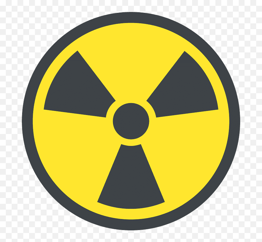 Radioactive Emoji Clipart - Radiation Icon Png,Radioactive Logo