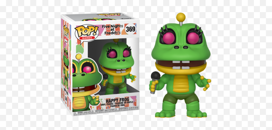 Freddy Fazbearu0027s Pizzeria Simulator - Happy Frog Pop Vinyl Figure Png,Freddy Fazbear Png