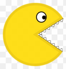Pacman With Teeth Clipart Free Download Transparent Png - Man With Png
