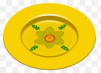 Gold Christmas Dish Clipart Free Download Transparent Png - Plate Clip Art Png,Dish Png