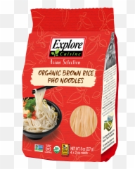 Organic Brown Rice Pho Noodles 6 Pack - Rice Noodles Png,Pho Png