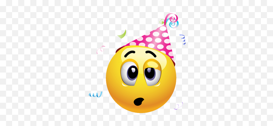 Emoji Face Wheres The Party - Party Hat Png,Party Emoji Png