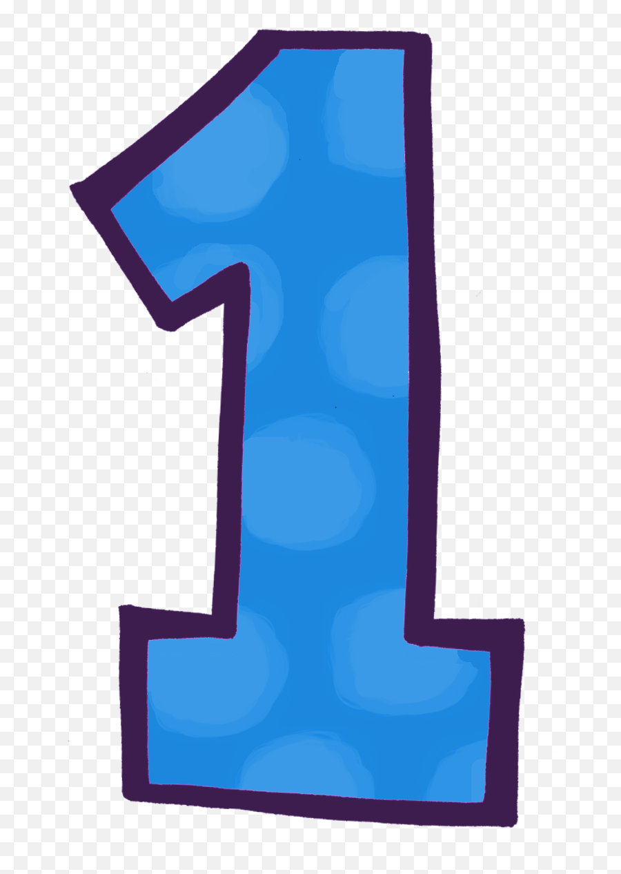 Number 1 Png Images One - Number 1 Clipart Png,Number One Png