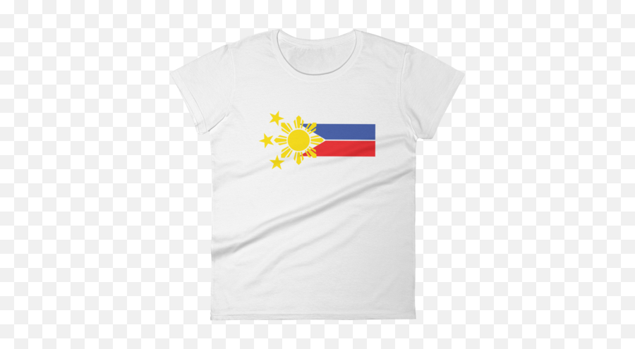Philippine Flag Womenu0027s Short Sleeve T - Shirt Sold By Short Sleeve Png,Philippine Flag Png
