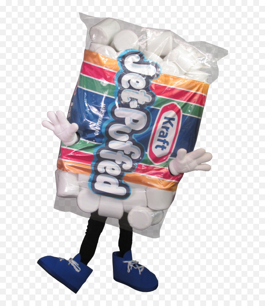 Jp A Custom Marshmallow Mascot - Sugars Mascot Costumes Transparent Bag Of Marshmallows Png,Marshmallow Transparent