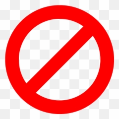 Red Ban Icon - London Victoria Station png