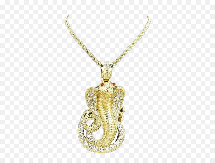 Gold King Cobra Chain Png Official Psds - Pendant,Gold Necklace Png