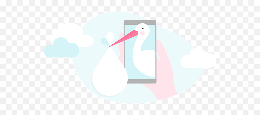 Stork U0026 Baby Motion Graphic By William Brett Atkin - Baby Motion Graphic Gif Png,Flat Icon Effects Motion Graphic