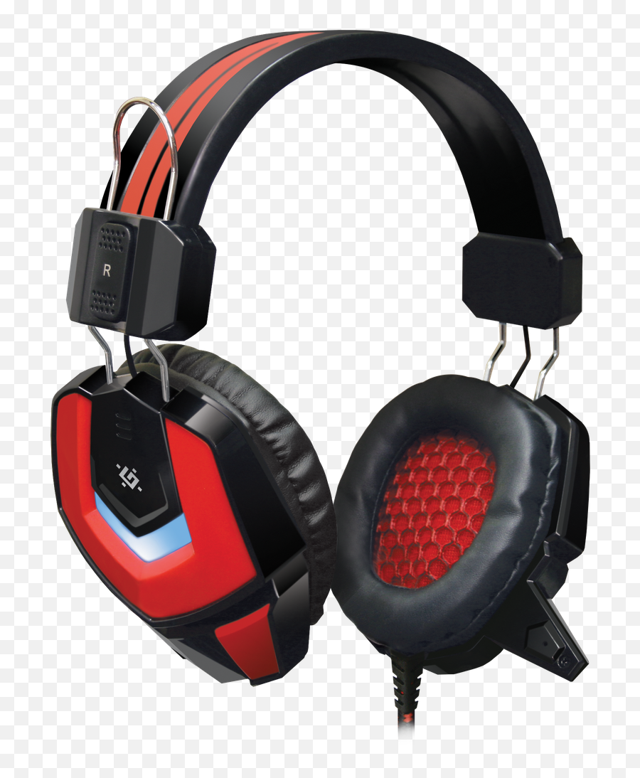 Gaming Headset Defender Ridley Black Red Cable 22 M Png