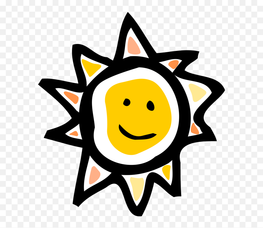 Humanoid Smiling Sunshine - Vector Image Happy Png,Humanoid Icon