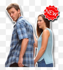 Wastickerapps Funny Memes Stickers - Girlfriend Boyfriend And Ex png