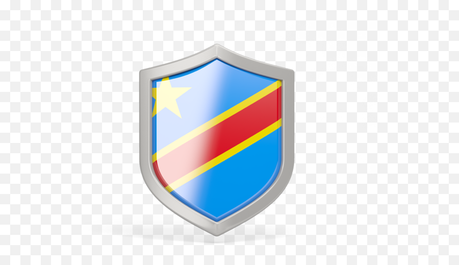 Shield Icon Illustration Of Flag Democratic Republic - Picapon Png,Shield Icon Transparent