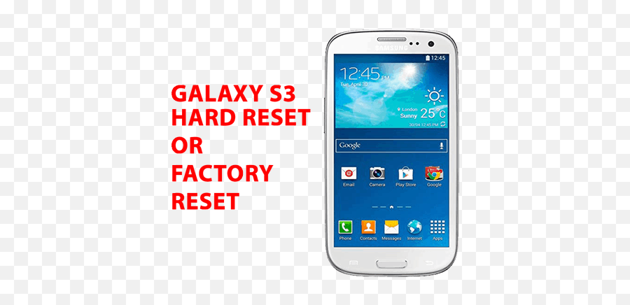 Samsung Galaxy S3 Hard Reset - Samsung Galaxy S4 Png,Galaxy S3 Icon Set