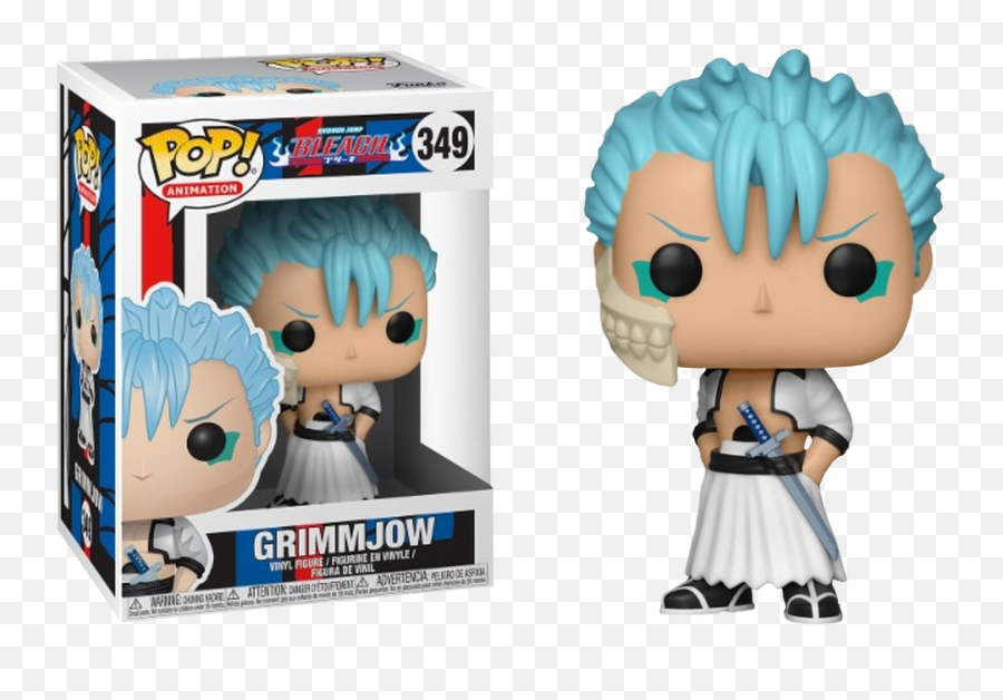 Bleach - Grimmjow Funko Pop Vinyl Figure Bleach Funko Pop Png,Grimmjow Jeagerjaques Icon