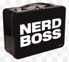 Download Nerd Boss Retro Lunch Box - Nerd Full Size Png Briefcase,Lunch Box Png