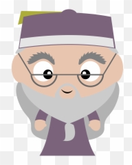Harry Potter Clipart Cartoon - Dumbledore Clipart Png,Dumbledore Png