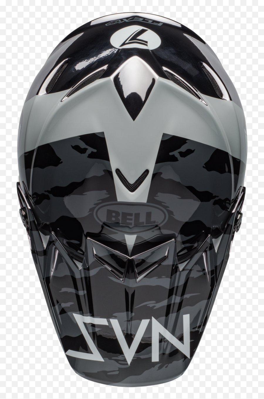 Bell Moto - Bell Moto Flex 9 Seven Zone Gloss Black White Chrome Png,Icon Helmets Sizing