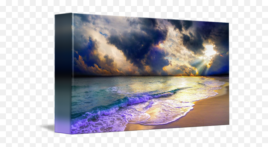 Beach Stones Clouds Png V90 Pictures Top Format - Sea,Blue Clouds Png