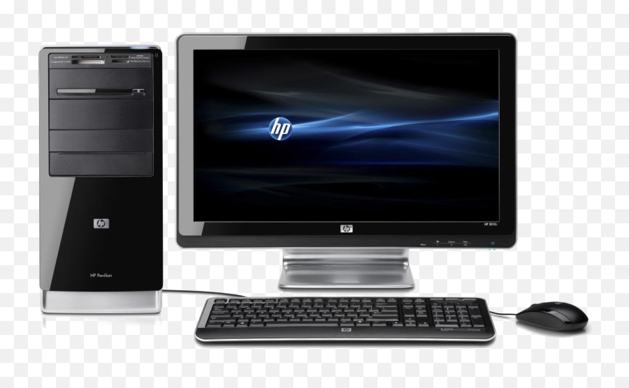 Download Free Desktop Computer Clipart Hd Icon Favicon - Computer Front View Png,Free Desktop Icon