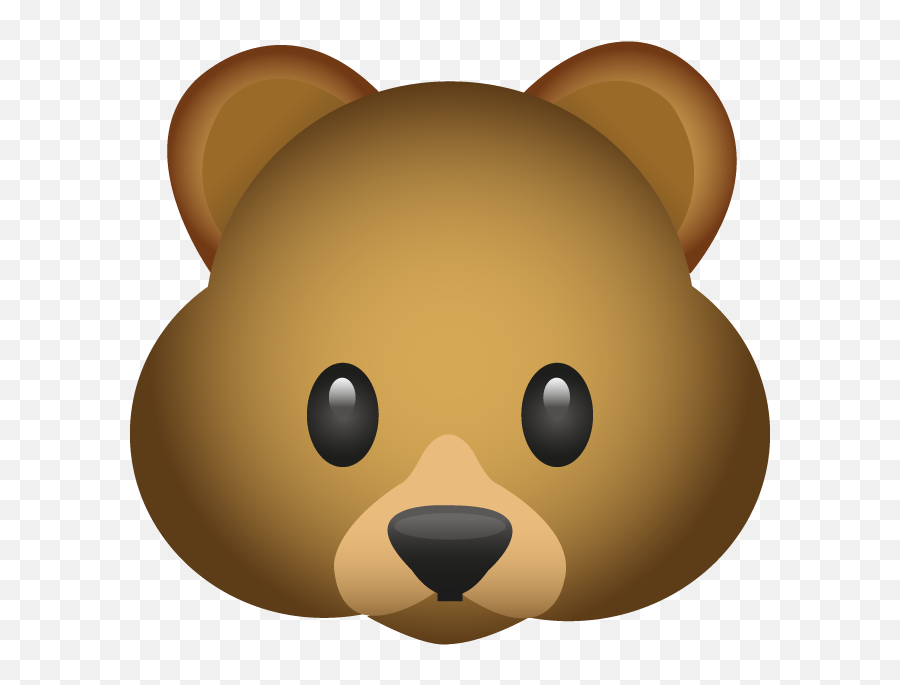Download Bear Emoji Image In Png - Iphone Bear Emoji Png,Bear Head Png