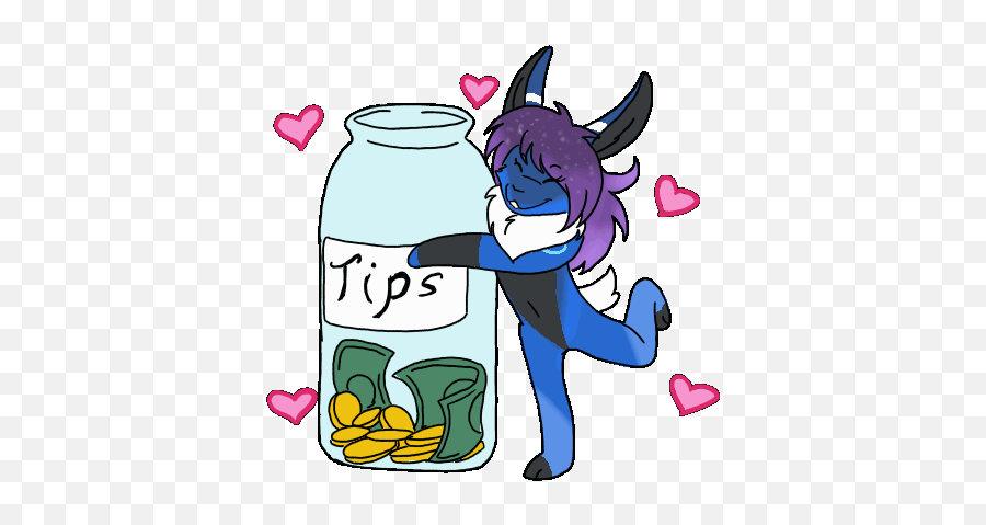 Spooky Tip Jar Commission By Valery91thunder - Fur Gif For Tip Twitch Png,Tip Jar Icon
