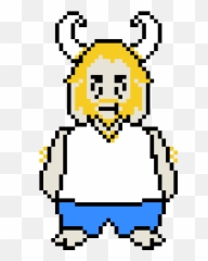 Pixel Art Gallery - Asgore Sprite png