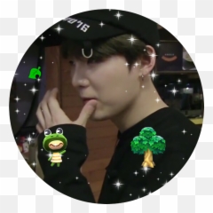 Messy Bts Iconsheaders - Min Yoongi Black Cap png