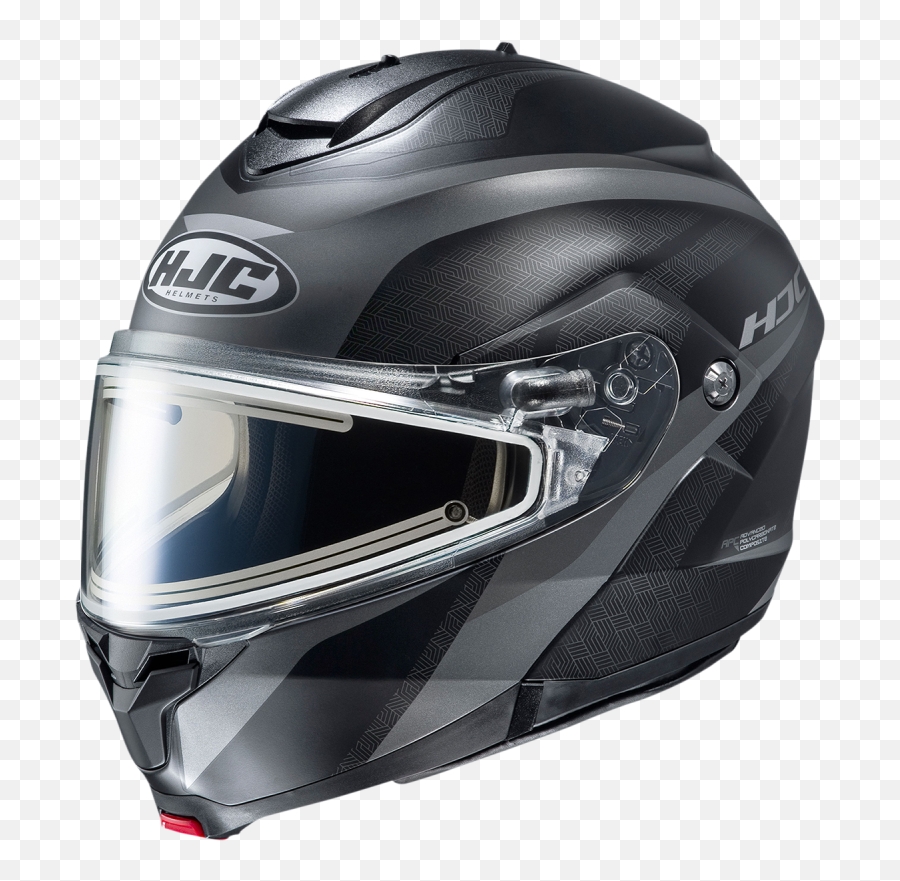 Hjc C91 Taly Helmet W Electric Visor - Semiflat Blacksilver Hjc C91 Helmet Png,Icon Airflite Red Visor