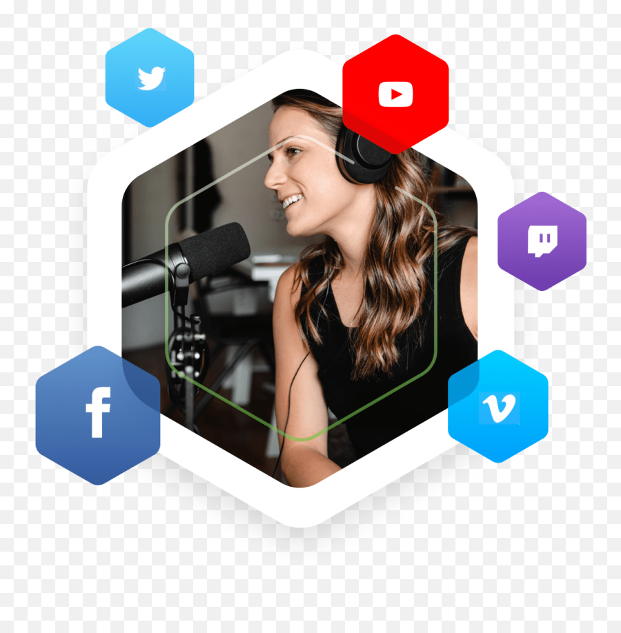 Switchboard Live Is The Easiest Way To Multistream - Podcast On Laptop Png,Instagram Live Icon