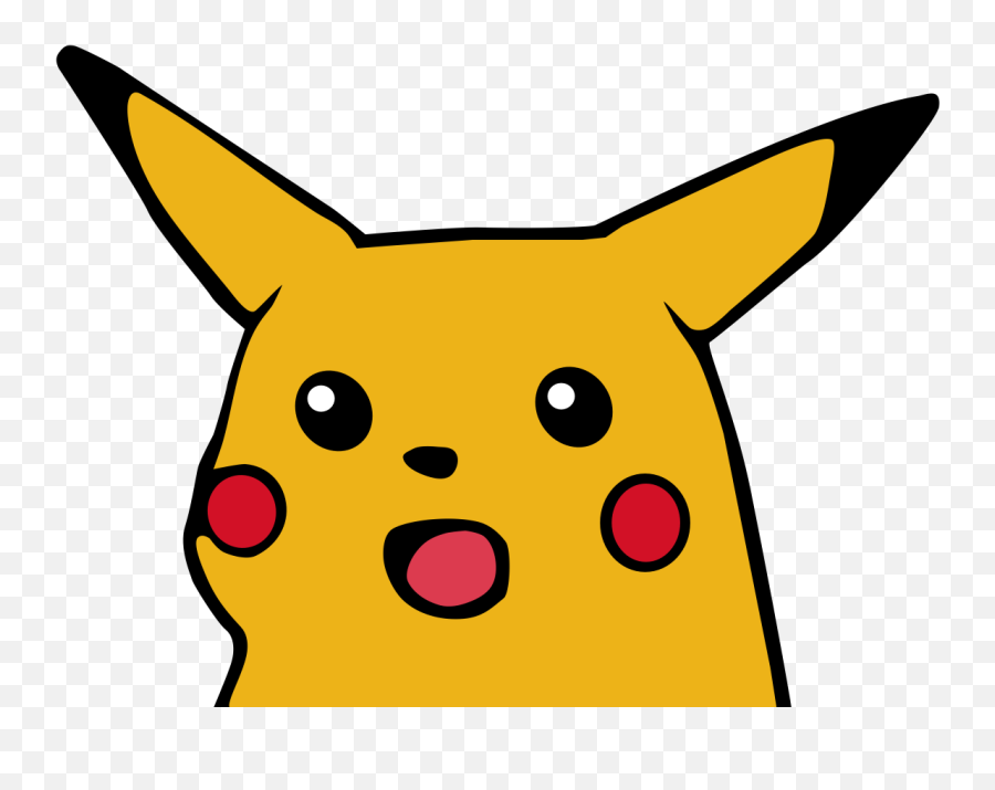 Pikachu - Surprised Pikachu Transparent Background Png,Detective Pikachu Logo Png