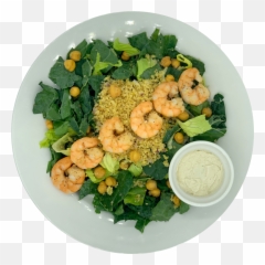 Roasted Chickpea Caesar Salad With Toasted Lemon Quinoa - Spinach Salad Png,Caesar Salad Png