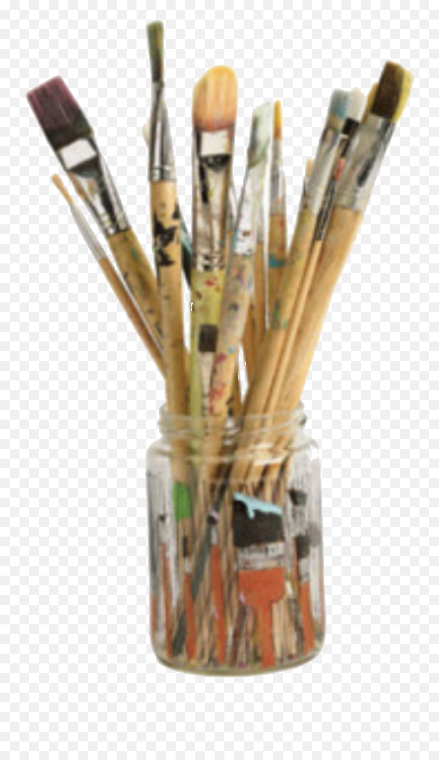 Paint Brushes - Aesthetic Art Hoe Png,Paint Can Png