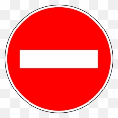 No Entry Sign Png Free Download - Traffic