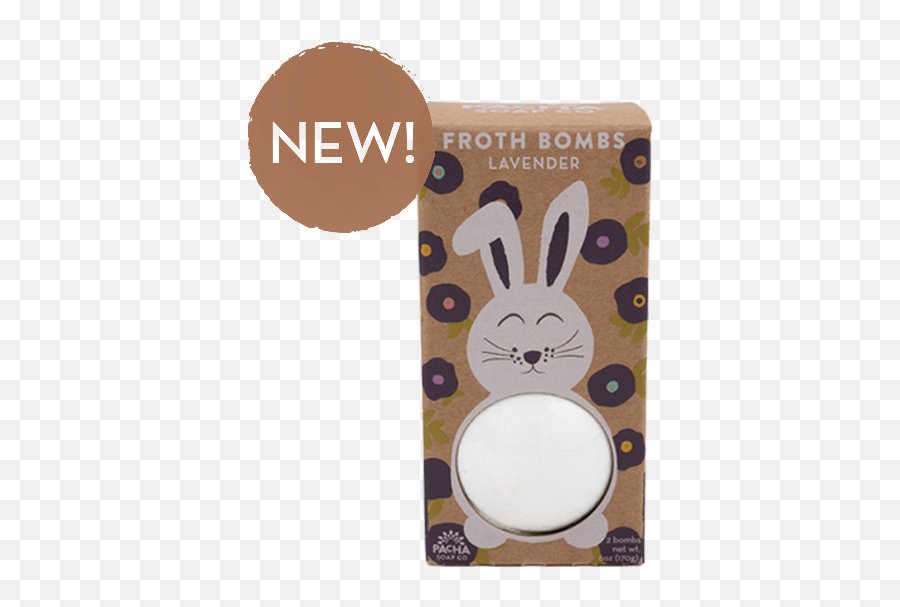 Lavender Easter Bunny Froth Bomb 3 Oz - 2 Pack Cartoon Png,Bomb Transparent
