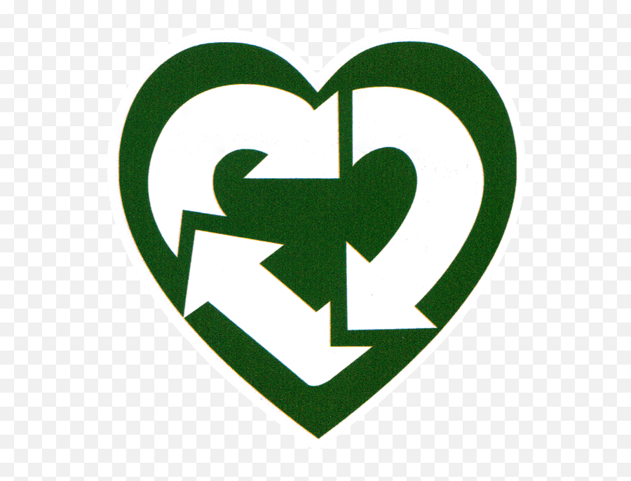 Small Bumper Sticker Decal - Reduce Reuse Recycle Heart Recycle Symbol Small Png,Small Heart Png