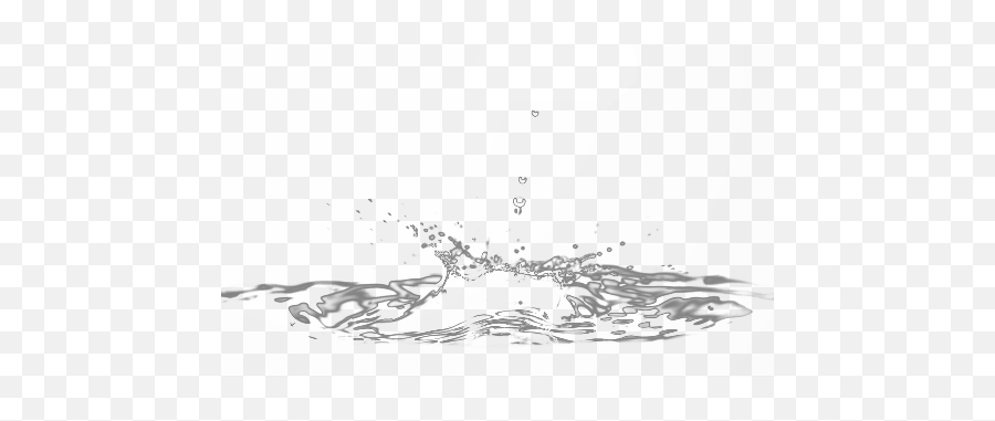Water Drawing - Water Splash Drawing Png,Water Puddle Png