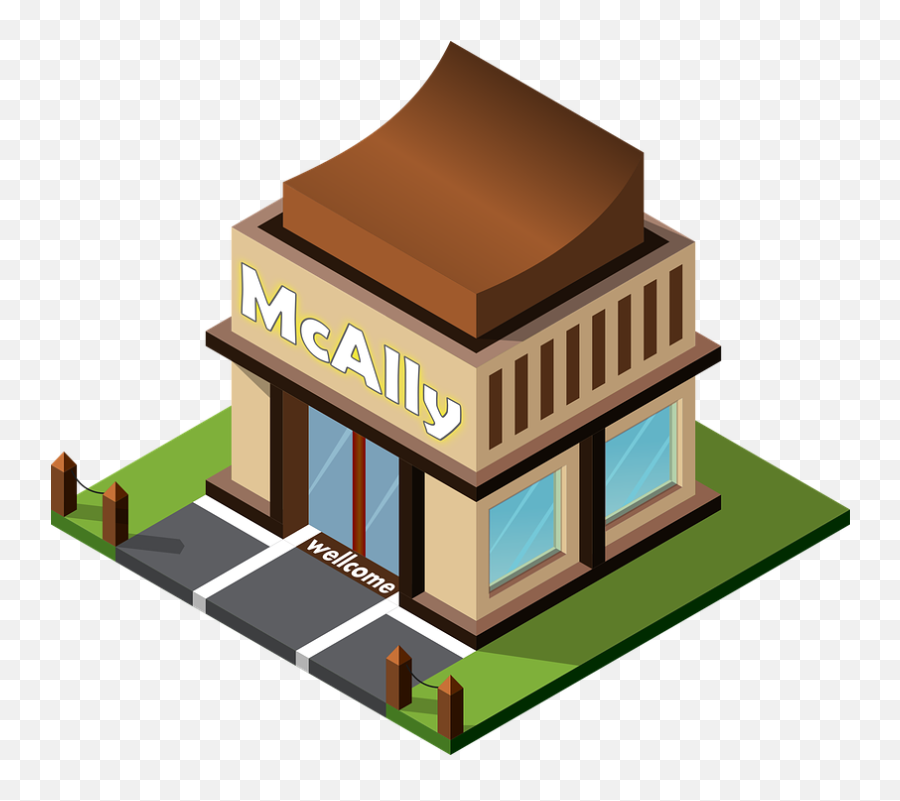 Isometric Shop 3d - Free Vector Graphic On Pixabay Home Vector 3d Png,3d Png
