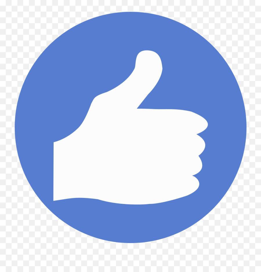 Election Thumbs Up Icon Circle Blue Iconset - Circle Thumbs Up Icon Png,Blue Circle Png