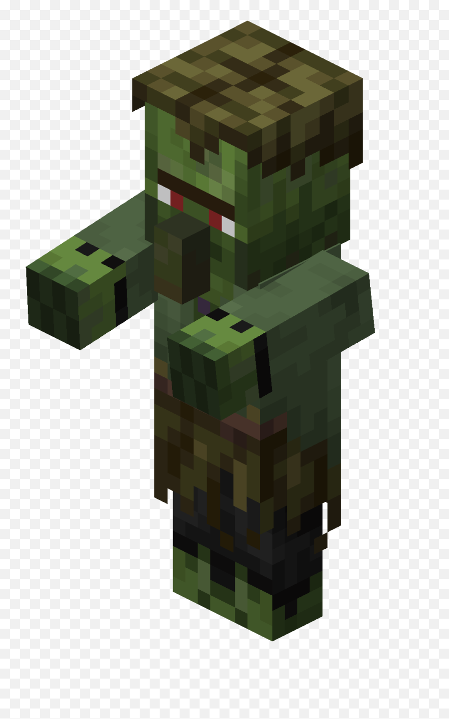 Zombie Villager - Zombie Villager Minecraft Png,Minecraft Bed Png