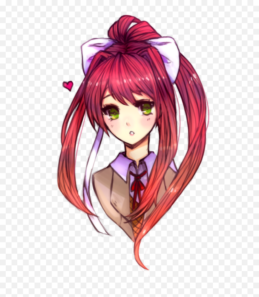 Monika Png Ddlc - Ddlc Fanart Monika,Monika Png