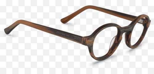 Sandman Brown Round Glasses - Wood Png,Sandman Png