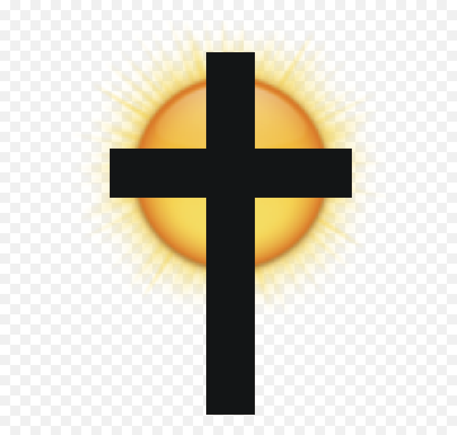 Library Of Christian Picture Black And White Cross - Sun And The Cross Png,Sunshine Png