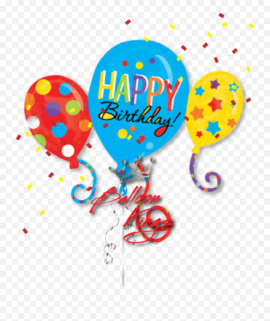 Happy Birthday Balloons Png - Balloon Birthday Clip Art,Happy Birthday Balloons Png