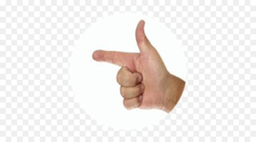 Finger Gun - Hand Png,Finger Gun Png