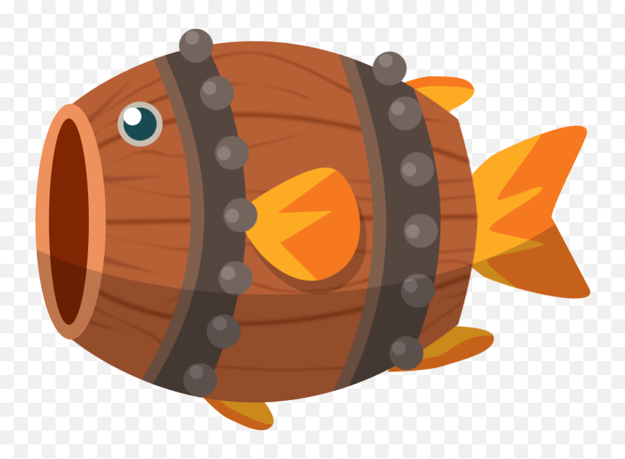 Barrel Fish Animation From Openclipart - Apng Download,Animated Pngs