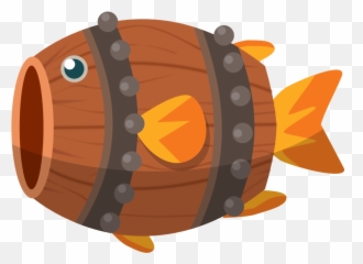Barrel Fish Animation From Openclipart - Apng Download,Animated Pngs