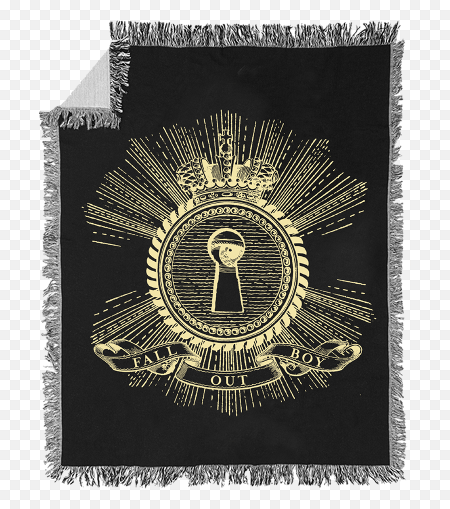 Key Hole Woven Blanket - Fall Out Boy From Under The Cork Tree Album Blue Vinyl Png,Key Hole Png