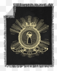 Key Hole Woven Blanket - Fall Out Boy From Under The Cork Tree Album Blue Vinyl Png,Key Hole Png
