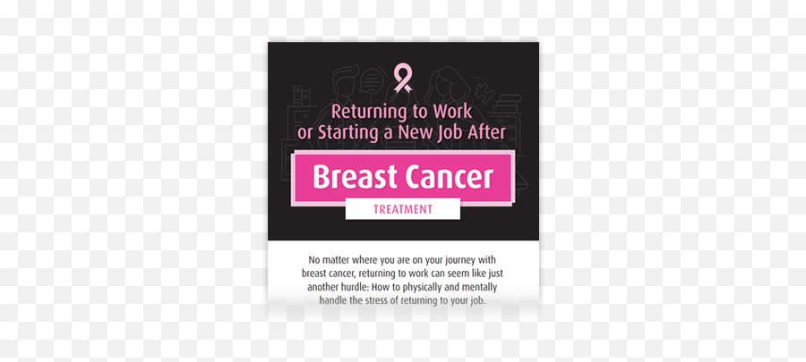 Infographic Returning To Work After Breast Cancer Hireright - Returning To Work After Breast Cancer Treatment Png,Breast Cancer Png